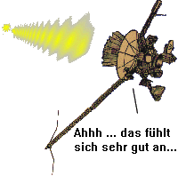 Galileo
 versucht die dumme Antenne zu erw&auml;rmen