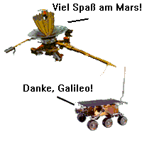 Galileo 
unterhält sich mit Sojourner